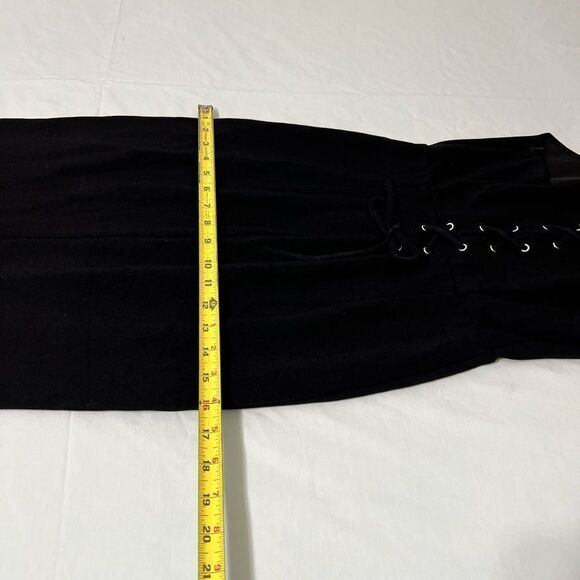 Lovers+ Friends Black Abbey Maxi Gown Size Small Sleeveless Fishtail Style - Picture 14 of 15